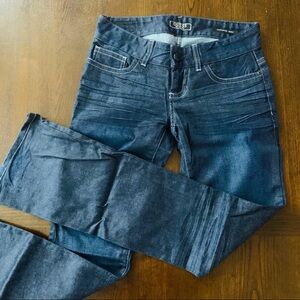 Guess LOW RISE bootcut jeans and detailed pockets